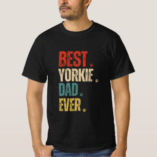 Retro Vintag Best Yorkie Vater Ever grunge lustig T-Shirt