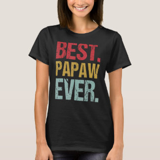 Retro Vintag Bestes Papa Ever Papio T-Shirt