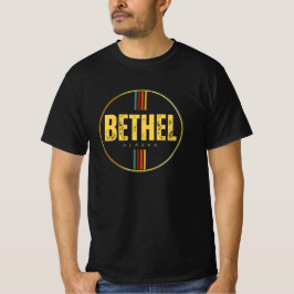 Retro Vintag Bethel City Alaska Staat 70er Groovy T-Shirt
