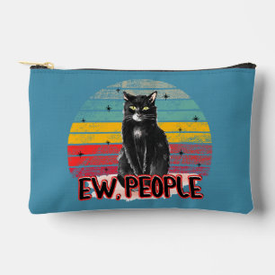 Retro Vintag Black Cat Ew People Zubehörtasche