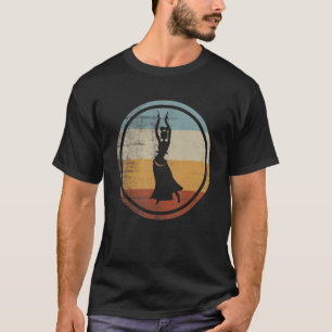 Retro Vintag Bly Dancer Orientalischer Tanz T-Shirt