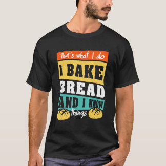 Retro Vintag Brot Backbäckerchen T-Shirt