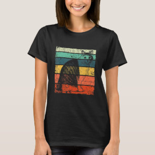 Retro Vintag Cat Mens Damen Weihnachten T-Shirt