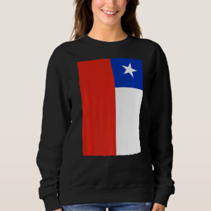 Retro Vintag Chillean National Flag Chile Sweatshirt