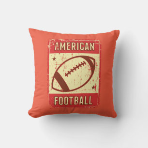 Retro Vintag Classic Pink American Football Kissen