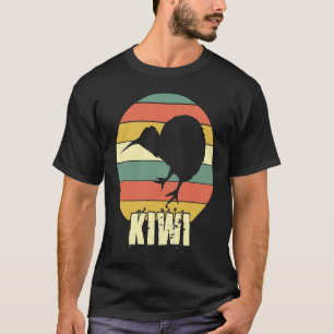 Retro Vintag Classic Silhouette Kiwi T-Shirt