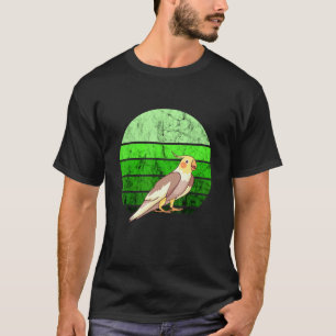 Retro Vintag Cockatiel Bird Cockatop Papagei T-Shirt