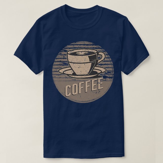Retro Vintag Coffee Premium T - Shirt (Design vorne)