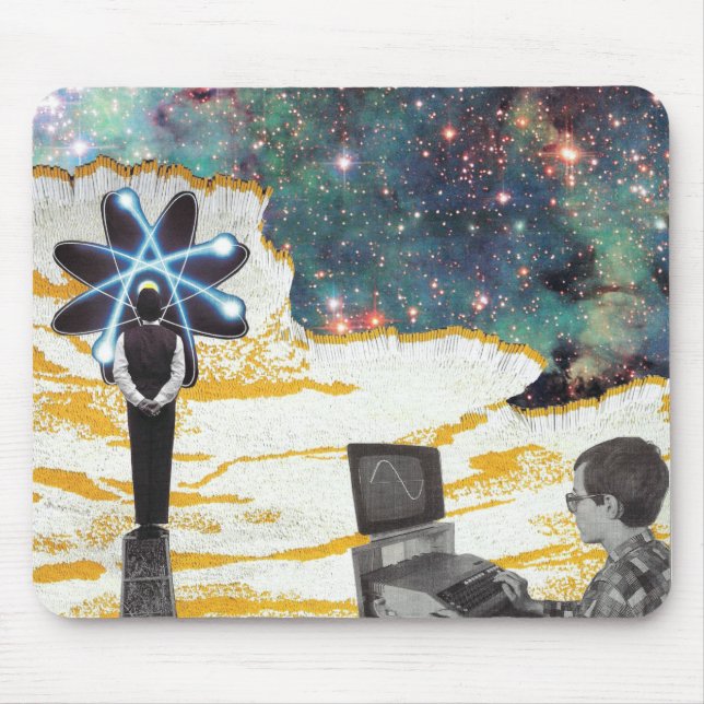 Retro Vintag Collage Mousepad (Vorne)