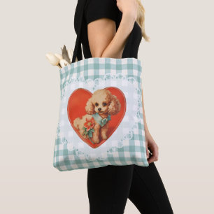 Retro Vintag Coquette Baby Animals Dog Gingham
