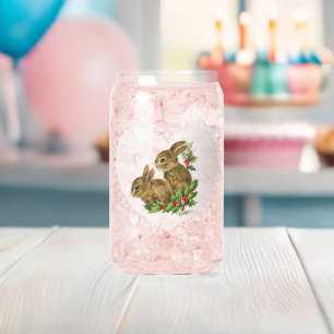 Retro Vintag Coquette Pastel Baby Animals Bunny Dosenglas