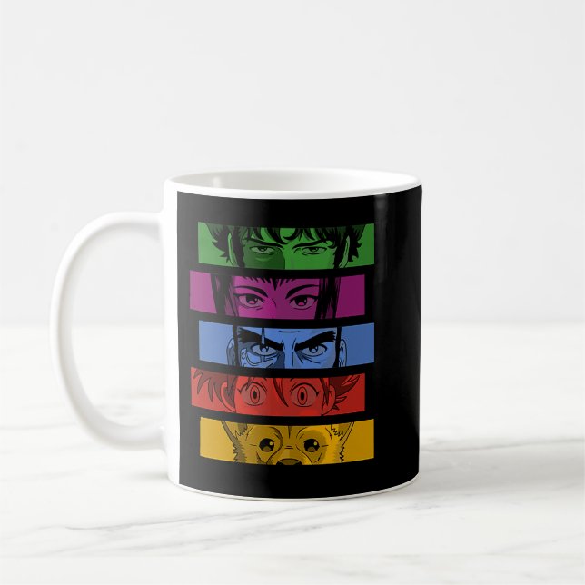 Retro Vintag Cowboy Bebops Geschenkteam Männer Fra Kaffeetasse (Links)