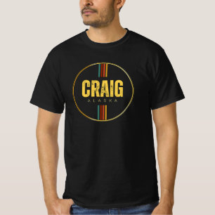 Retro Vintag Craig City Alaska Staat AK Groovy T-Shirt