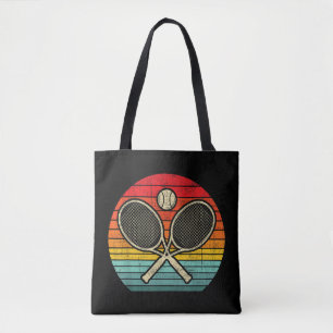 Retro Vintag Crossed Tennis Racket - Sporthafen