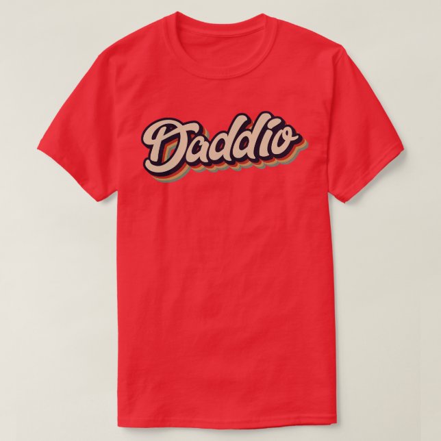 Retro Vintag Daddio T-Shirt (Design vorne)