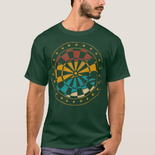 Retro Vintag Darts Geschenk für Dartplayer T-Shirt