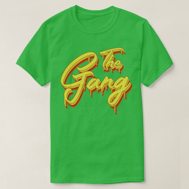 Retro Vintag die Gang T-Shirt (Design vorne)