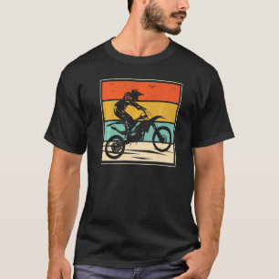 Retro Vintag Dirt Bike Motocross Apparel T-Shirt