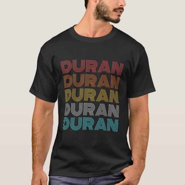 Retro Vintag Duran T-Shirt (Vorderseite)