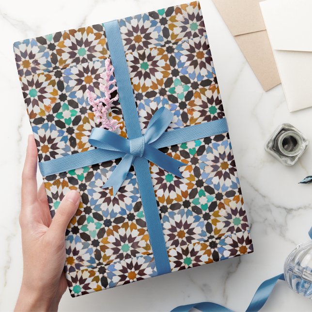 Retro Vintag Earthy Tones Mitte Jahrhundert Modern Geschenkpapier (Von Creator hochgeladen)