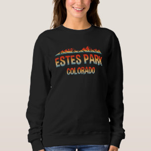 Retro Vintag Estes Park Colorado Nationalpark Sweatshirt