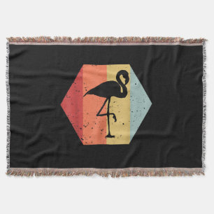 Retro Vintag Flamingo Niedlich Flamingo Lover Decke