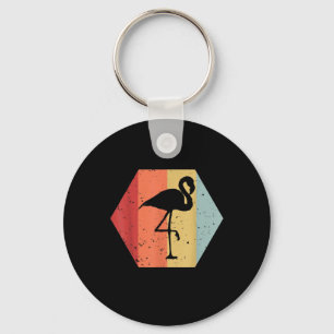 Retro Vintag Flamingo Niedlich Flamingo Lover Schlüsselanhänger