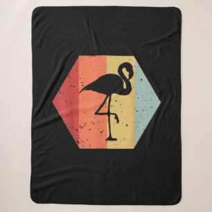 Retro Vintag Flamingo Niedlich Flamingo Lover Sherpadecke