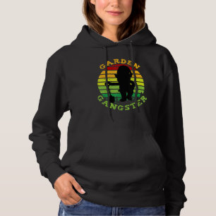 Retro Vintag Garden Gangster Gnome 3 Hoodie