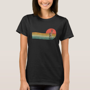 Retro Vintag Gazelle Zoo Wilde Tierwelt Gaz T-Shirt