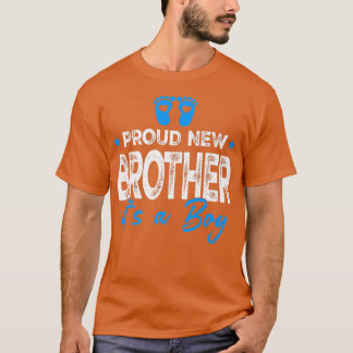 Retro Vintag Gender Reveal Proud New Brother ist e T-Shirt