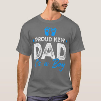 Retro Vintag Gender Reveal Proud New Dad Es ist A  T-Shirt