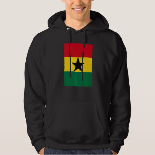 Retro Vintag Ghanaische Nationalflagge Ghana Hoodie