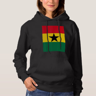 Retro Vintag Ghanaische Nationalflagge Ghana Hoodie