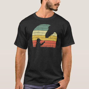 Retro Vintag Girl Reiten T-Shirt