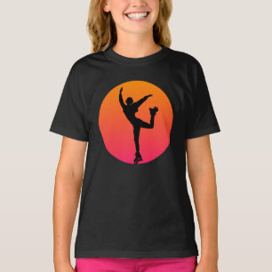 Retro Vintag Girl Skate T-Shirt