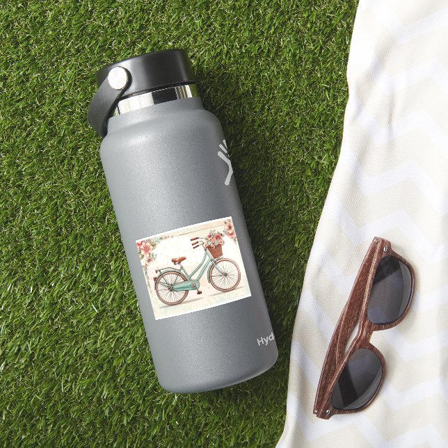Retro Vintag Graphic bikes radfahren Aufkleber (HydroFlask Insitu)