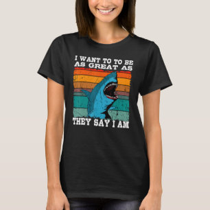 Retro Vintag Größter Raubfisch F T-Shirt