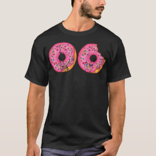 Retro Vintag Grunge Style Donuts Nachtisch Geburts T-Shirt