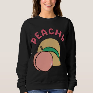 Retro Vintag Hippie Chic Niedlich - Fruchtpeachy G Sweatshirt