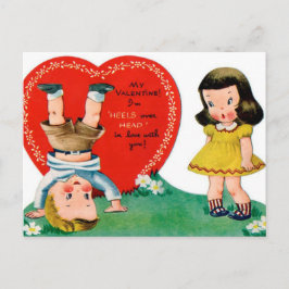 Retro Vintag Holiday Valentine - Paar nach Karte