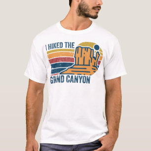 Retro Vintag I Hikking The Grand Canyon Wandern T-Shirt