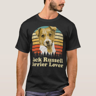 Retro Vintag Jack Russell Terrier Dog Lover 70er D T-Shirt