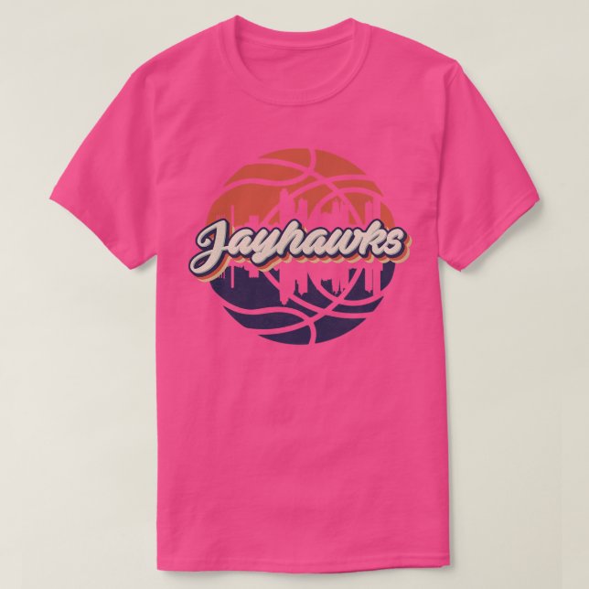 Retro Vintag Jayhawks T-Shirt (Design vorne)