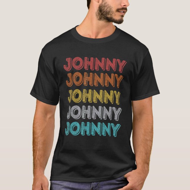 Retro Vintag Johnny T-Shirt (Vorderseite)