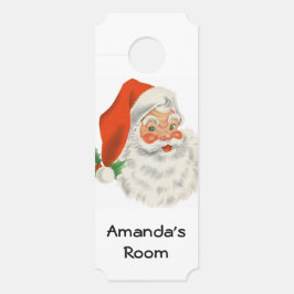 Retro Vintag Jolly Santa Claus Weihnachten Türanhänger