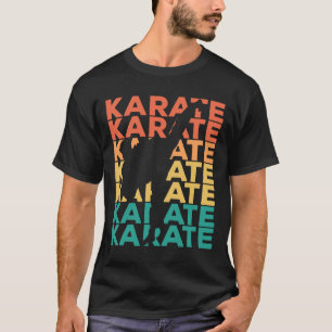 Retro Vintag Karate Geschenk für Karateka T-Shirt