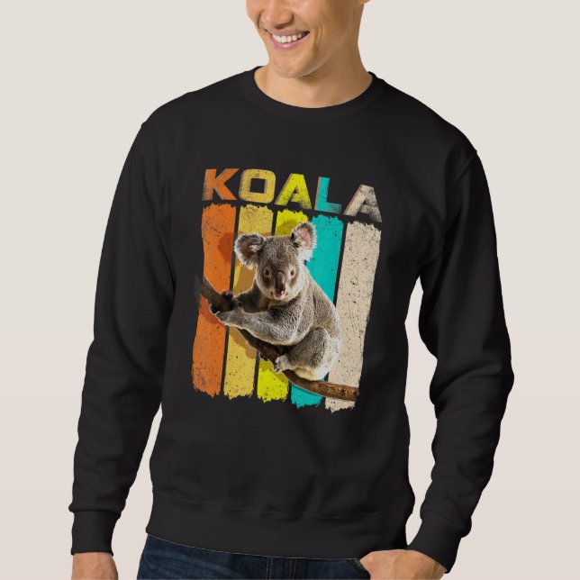 Retro Vintag Koala Koala Bear Sweatshirt (Vorderseite)