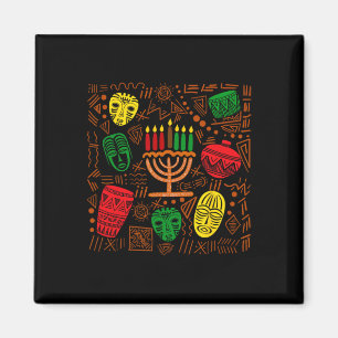 Retro Vintag Kwanzaa Heritage Afrikanische Maske K Magnet