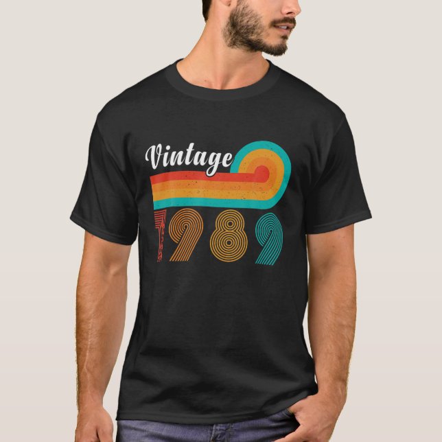 Retro Vintag Legend 1989 T-Shirt (Vorderseite)